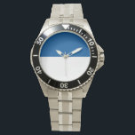 Flag of Assen Watch<br><div class="desc">Flag of Assen,  The Netherland
 The flag consists of two horizontal stripes of equal width,  the upper one blue and the lower one white</div>