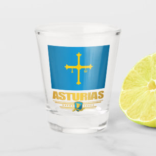 Flag of Asturias Shot Glass