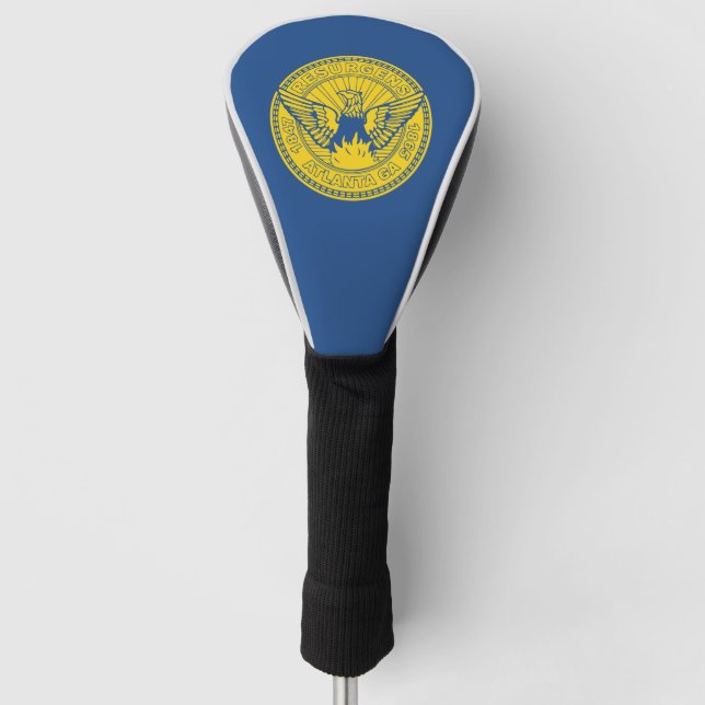 Flag of Atlanta, Georgia Golf Head Cover (Front)