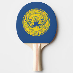 Flag of Atlanta, Georgia Ping Pong Paddle