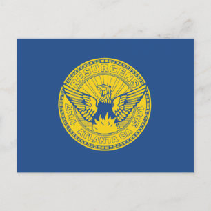 Flag of Atlanta, Georgia Postcard