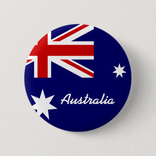 Flag of Australia 6 Cm Round Badge