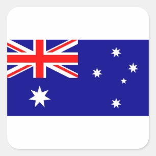 Flag of Australia - Australian Flag Square Sticker