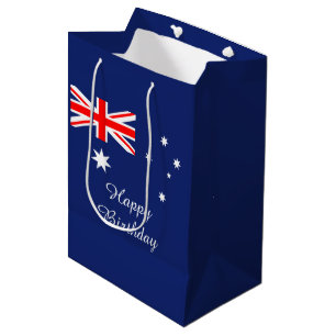 Flag of Australia birthday Medium Gift Bag