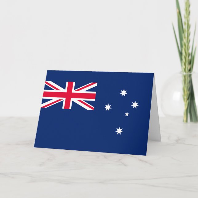 Flag of Australia Card (Front)