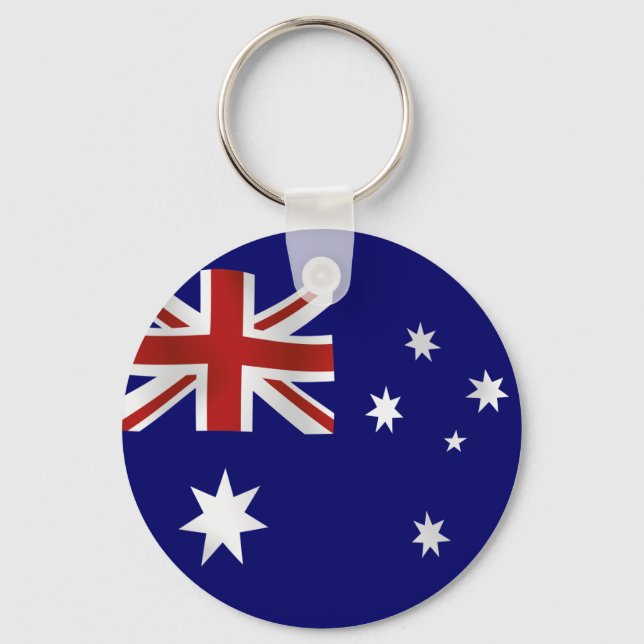 Flag of Australia Key Ring (Front)