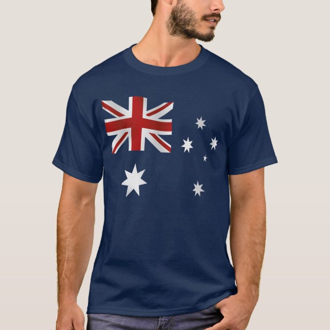Flag of Australia Mens T-shirt (Front)