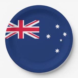 Flag of Australia Paper Plate