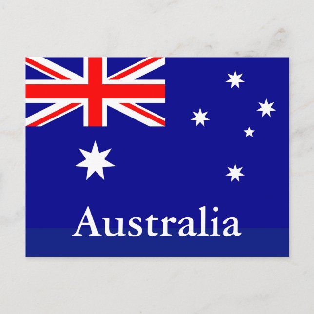 Flag of Australia Postcard (Front)