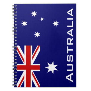 Flag of Australia Spiral Notebook