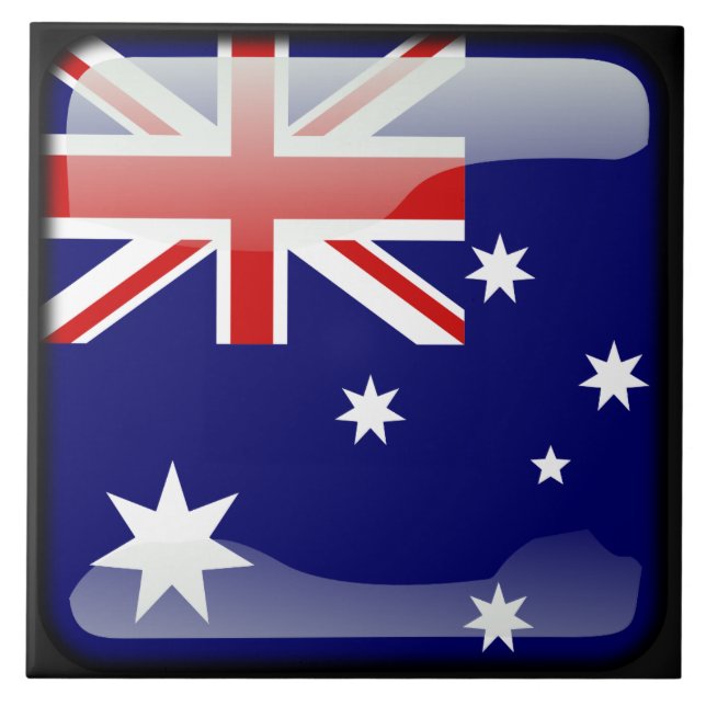 Flag of Australia Tile (Front)