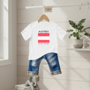 Flag of Austria Baby T-Shirt