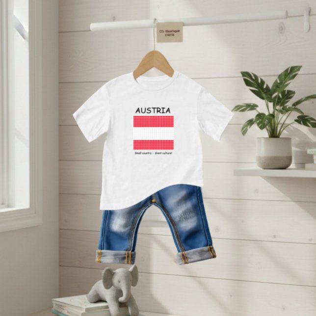 Flag of Austria Baby T-Shirt (Creator Uploaded)