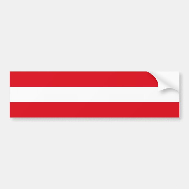 Flag of Austria Bumper Sticker (Front)