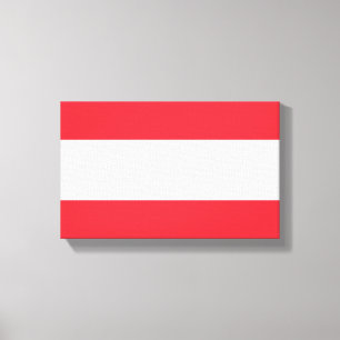 Flag of Austria Canvas Print