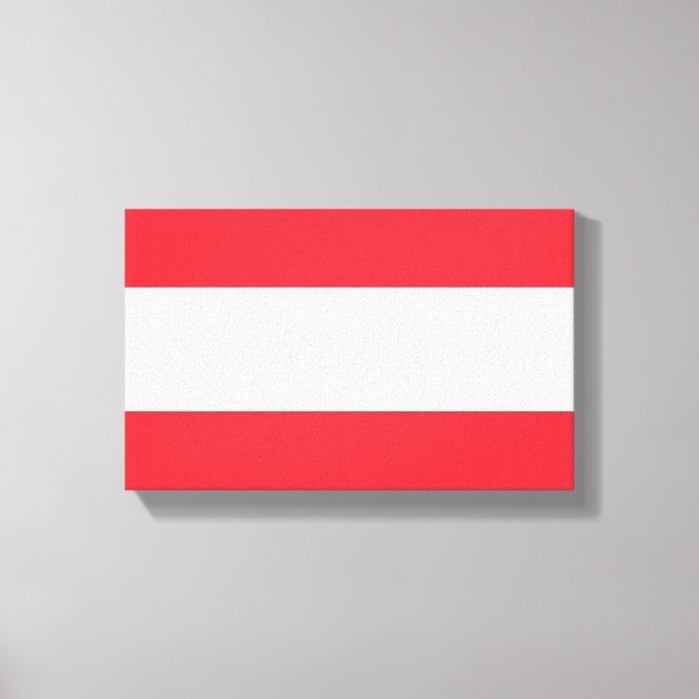 Flag of Austria Canvas Print (Front)