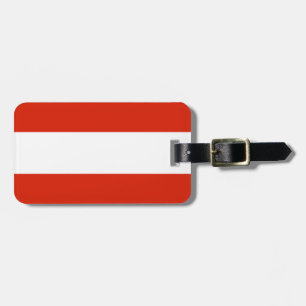 Flag of Austria Easy ID Luggage Tag