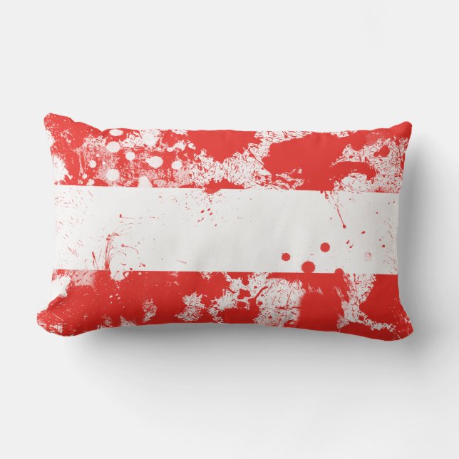 Flag of Austria Lumbar Cushion (Front)