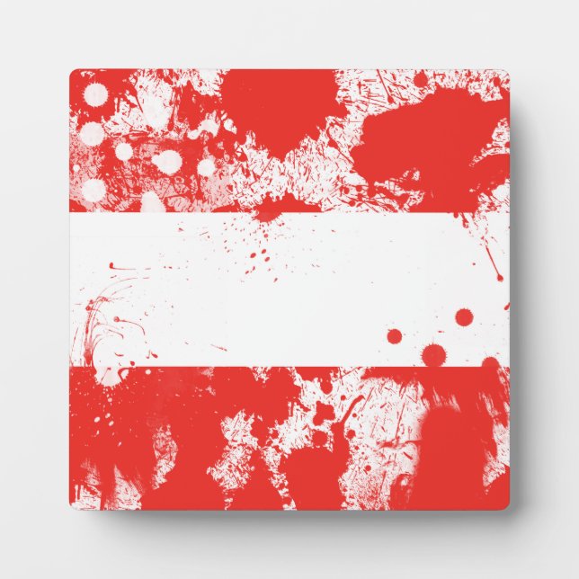 Flag of Austria Plaque (Front)