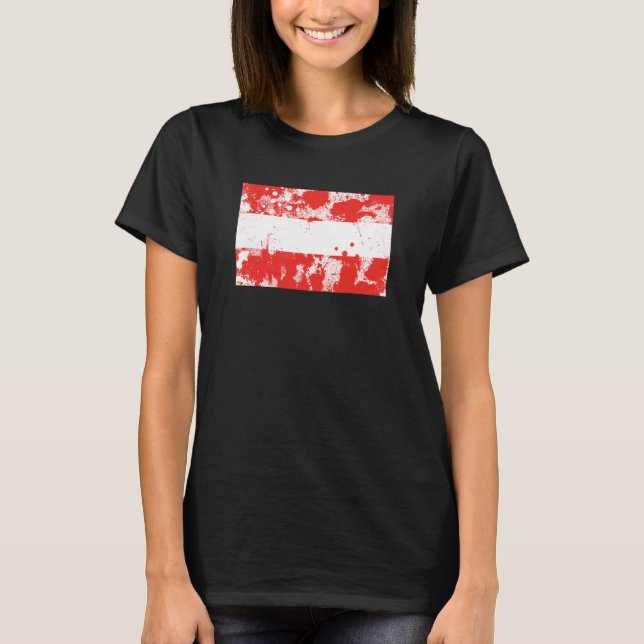 Flag of Austria T-Shirt (Front)