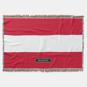 Flag of Austria Throw Blanket