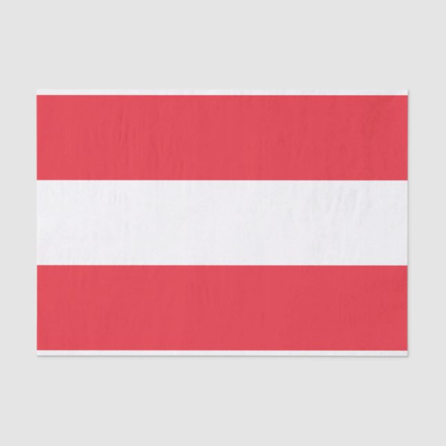Flag of Austria Tissue Paper (Front)