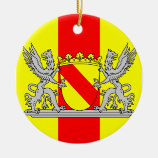 flag of Baden Coat of Arms Ceramic Tree Decoration