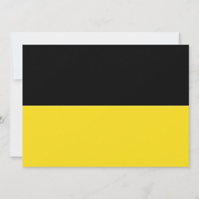 Flag of Baden Württemberg (German State) Card (Front)