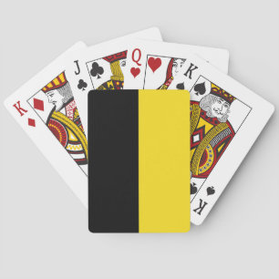 Flag of Baden Württemberg (German State) Playing Cards