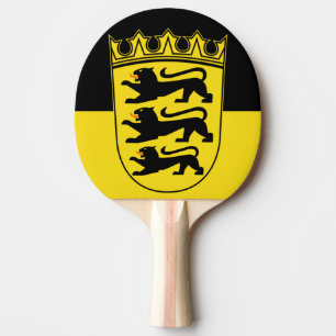 Flag of Baden-Württemberg Ping-Pong Paddle