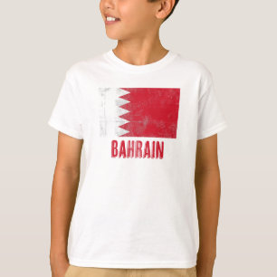 Flag of Bahrain "Grunge" look. T-Shirt