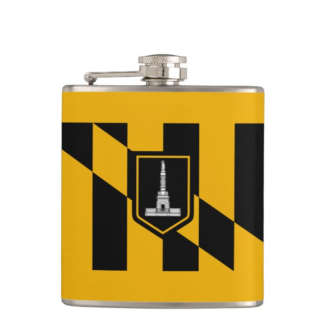 Flag of Baltimore Flask (Front)