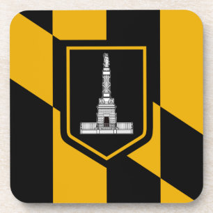 Flag of Baltimore, Maryland Drink Coaster