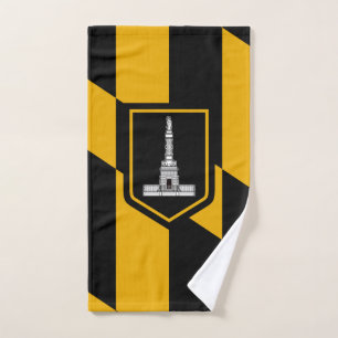 Flag of Baltimore, Maryland Hand Towel
