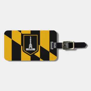 Flag of Baltimore, Maryland Luggage Tag