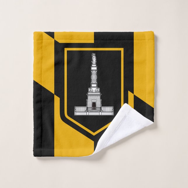 Flag of Baltimore, Maryland Wash Cloth (Wash Cloth)