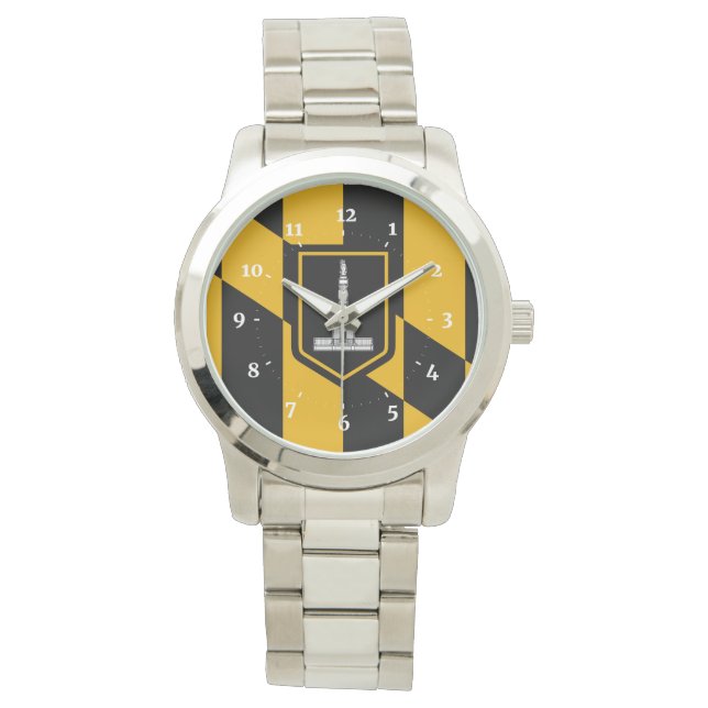 Flag of Baltimore, Maryland Wrist Watch (Front)