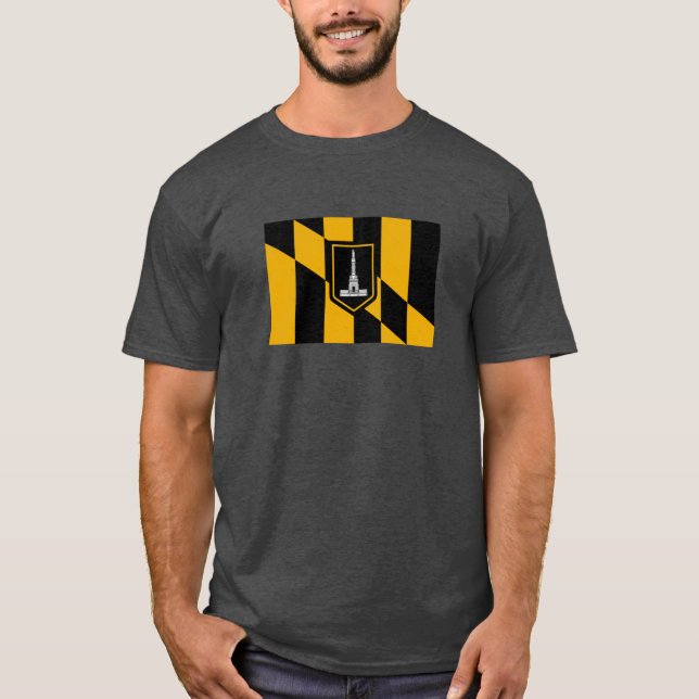 Flag of Baltimore Oversized T-Shirt (Front)