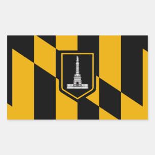 Flag of Baltimore Rectangular Sticker