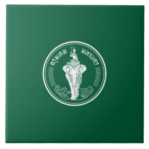 Flag of Bangkok (Thai Capital City) Tile