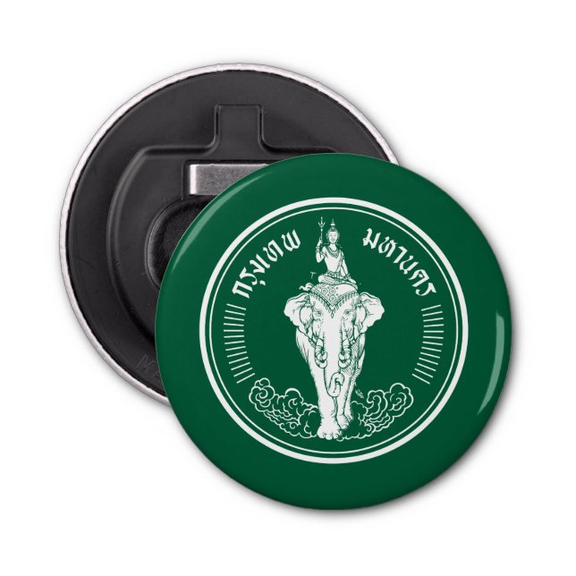 Flag of Bangkok, Thailand Bottle Opener (Front)