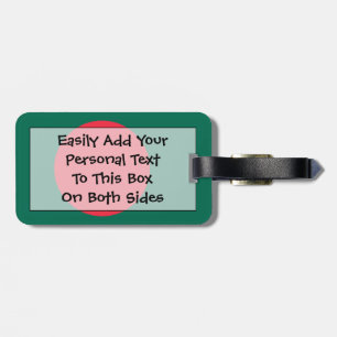 Flag of Bangladesh Easy ID Personal Luggage Tag