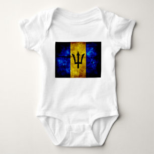 Flag of Barbados Baby Bodysuit