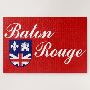 Flag of Baton Rouge (Louisiana) Jigsaw Puzzle