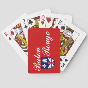 Flag of Baton Rouge, Louisiana Playing Cards