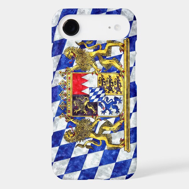 Flag of Bavaria Case-Mate iPhone Case (Back)