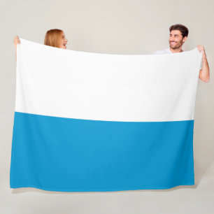 Flag of Bavaria (German State) Fleece Blanket