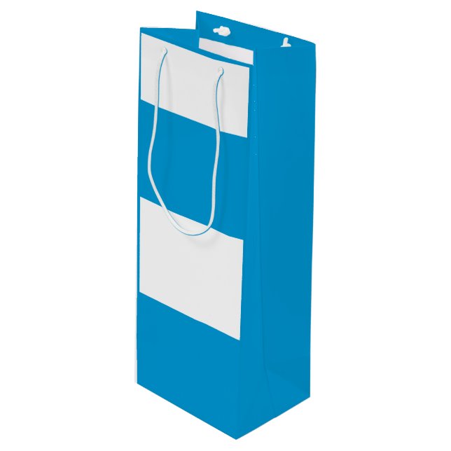 Flag of Bavaria Wine Gift Bag (Front Angled)