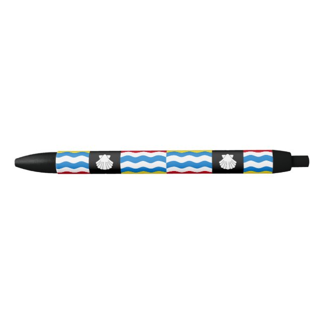 Flag of Bedfordshire Black Ink Pen (Front)