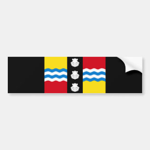 Flag of Bedfordshire (County of England, UK) Bumper Sticker
